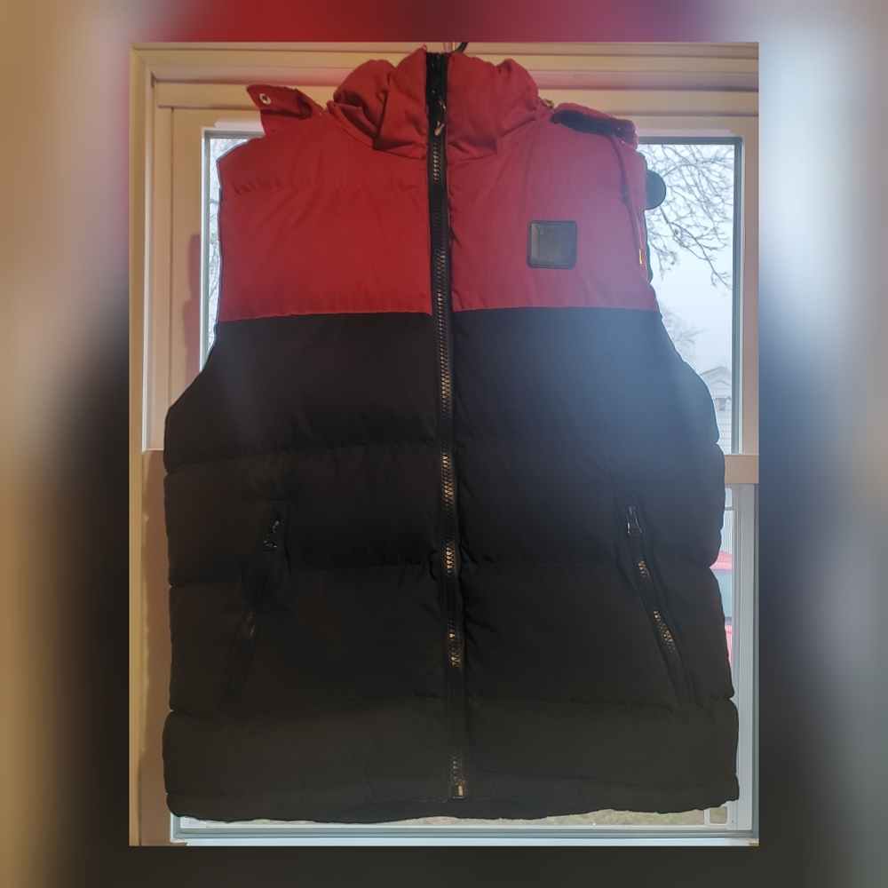 Men's Hooded Bubble Vest Decibel Brand